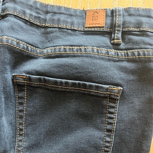 Blue Bird Surf & Urban blue gray stretch denim ripped knee - Picture 4 of 10